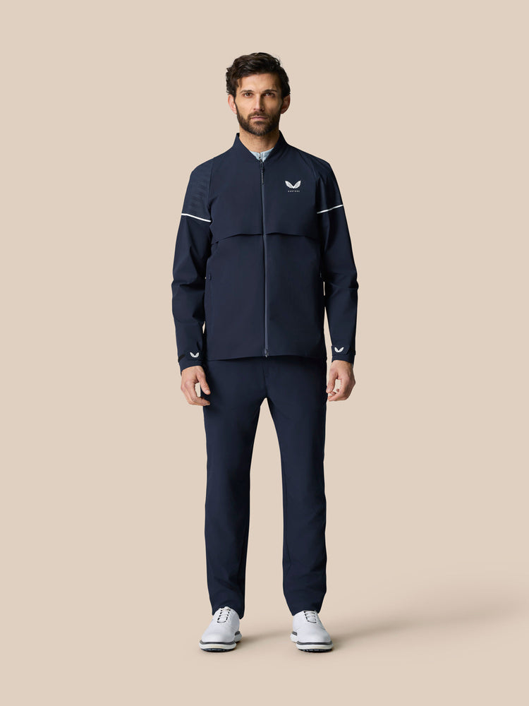 Golf Pinnacle Chaqueta Tejida - Azul Medianoche
