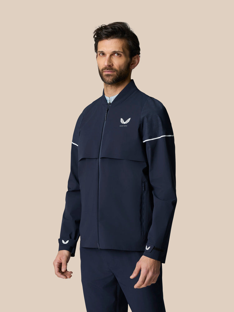 Golf Pinnacle Chaqueta Tejida - Azul Medianoche