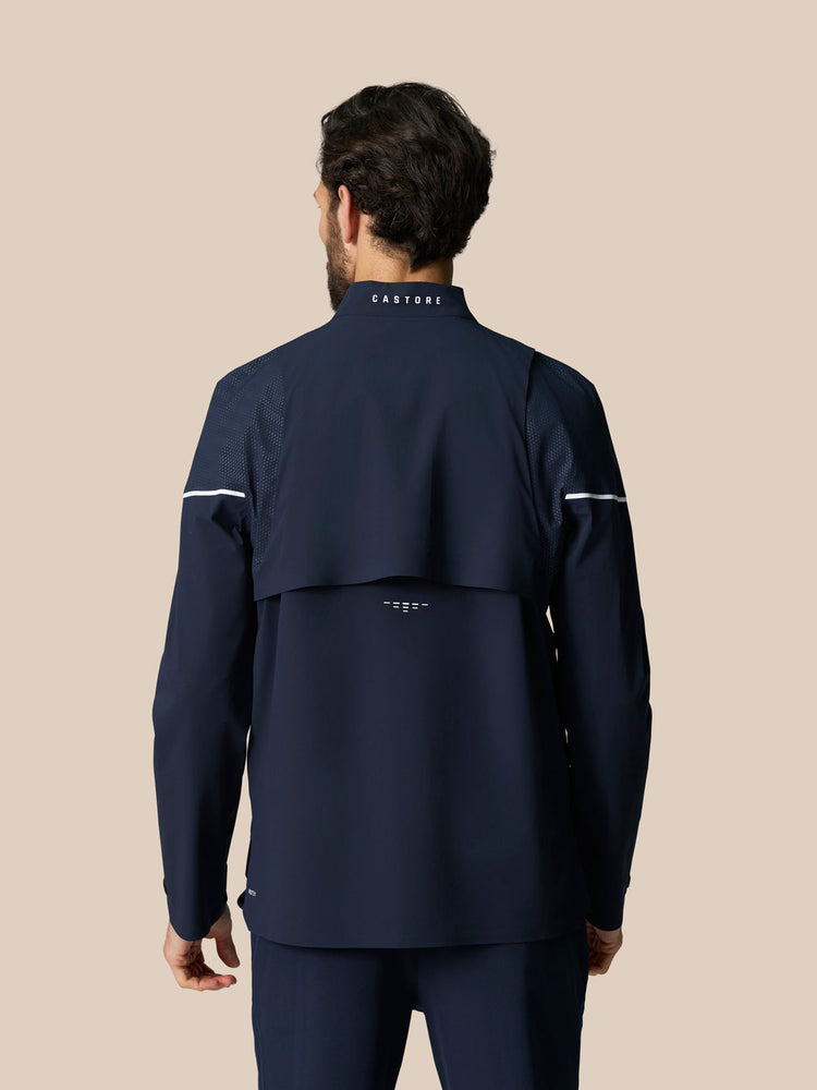 Golf Pinnacle Chaqueta Tejida - Azul Medianoche