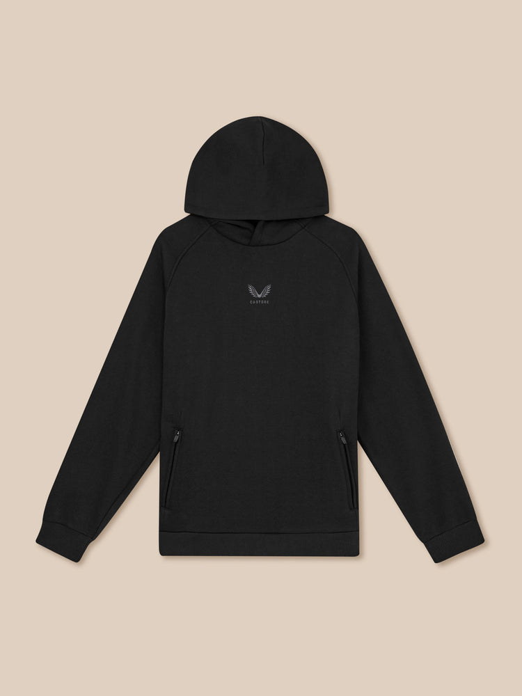Hombre Adapt Cotton Fleece Sudadera de Manga Larga con Capucha - Negro