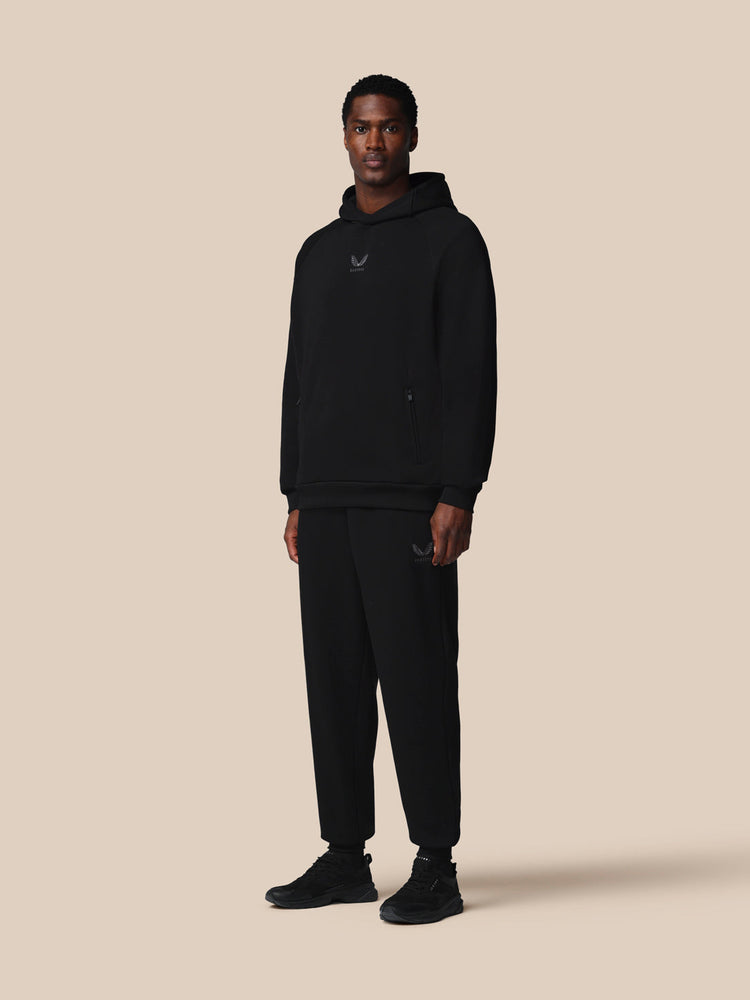 Hombre Adapt Cotton Fleece Sudadera de Manga Larga con Capucha - Negro