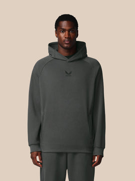 Hombre Adapt Cotton Fleece Sudadera de Manga Larga con Capucha - Gunmetal