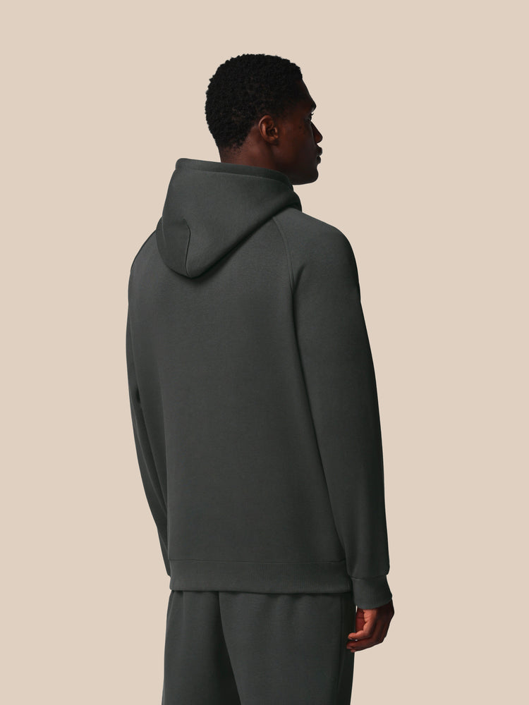 Hombre Adapt Cotton Fleece Sudadera de Manga Larga con Capucha - Gunmetal