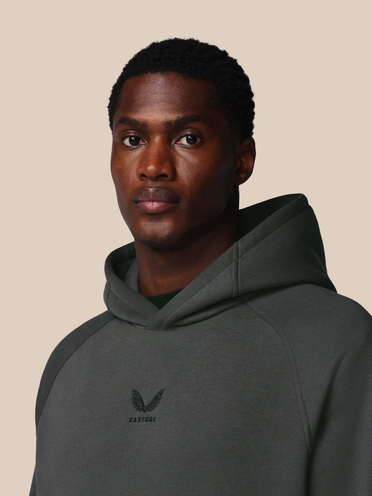 Hombre Adapt Cotton Fleece Sudadera de Manga Larga con Capucha - Gunmetal