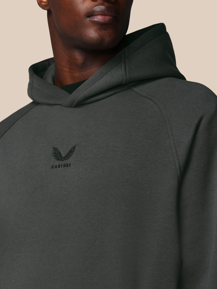 Hombre Adapt Cotton Fleece Sudadera de Manga Larga con Capucha - Gunmetal