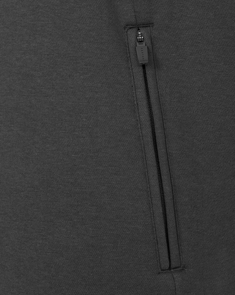 Hombre Adapt Cotton Fleece Sudadera de Manga Larga con Cuarto de Cremallera - Gunmetal