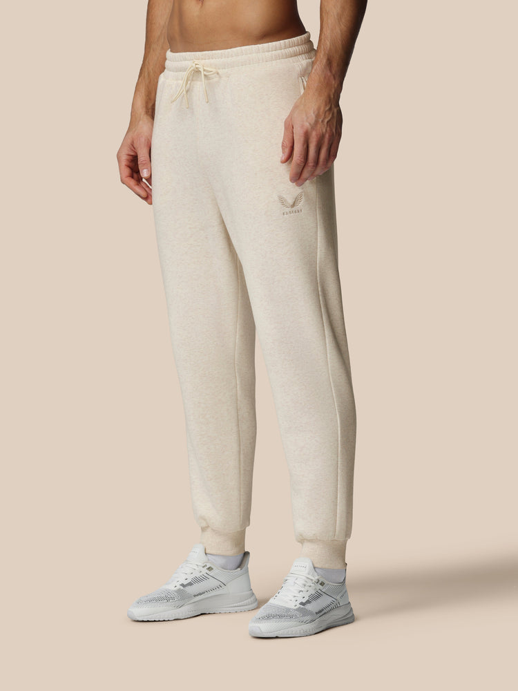 Hombre Adapt Cotton Fleece Joggers - Oatmeal Marl