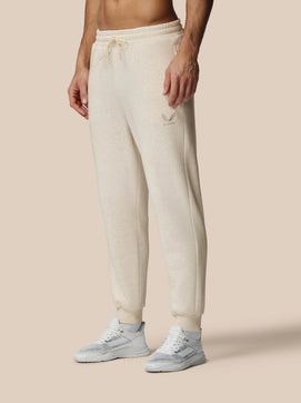 Hombre Adapt Cotton Fleece Joggers - Oatmeal Marl