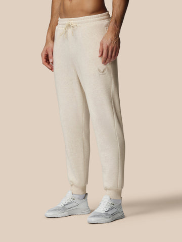 Hombre Adapt Cotton Fleece Joggers - Oatmeal Marl