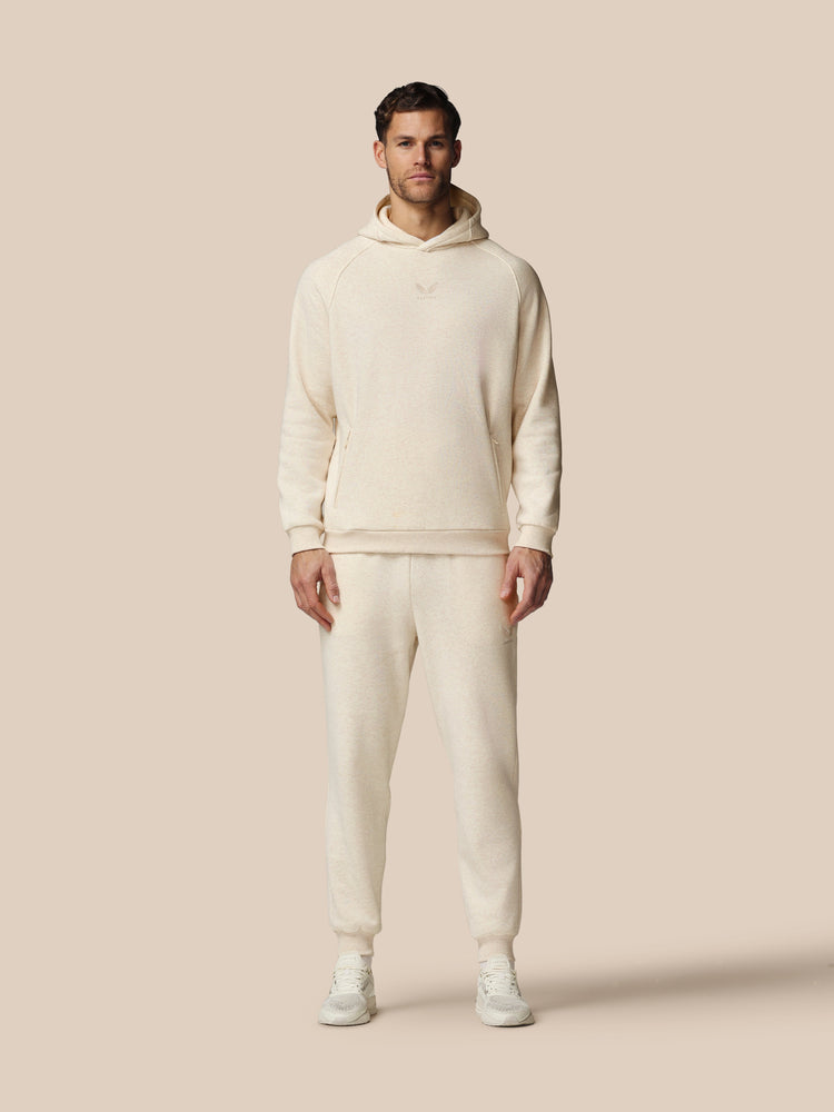Hombre Adapt Cotton Fleece Joggers - Oatmeal Marl