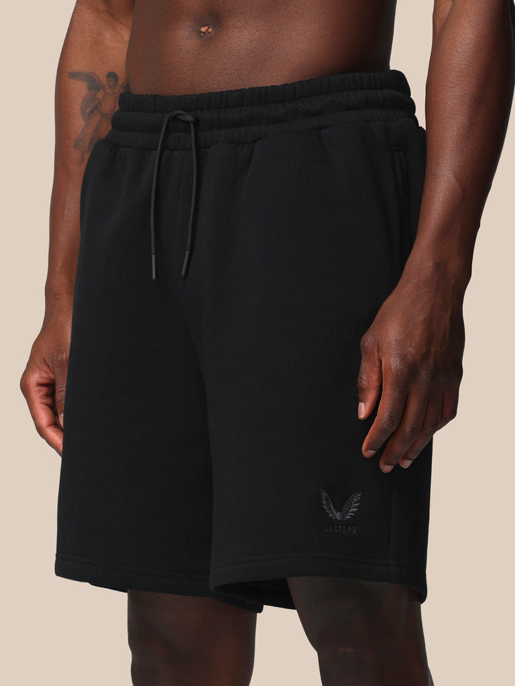 Hombre Adapt Cotton Fleece Pantalón Corto - Negro