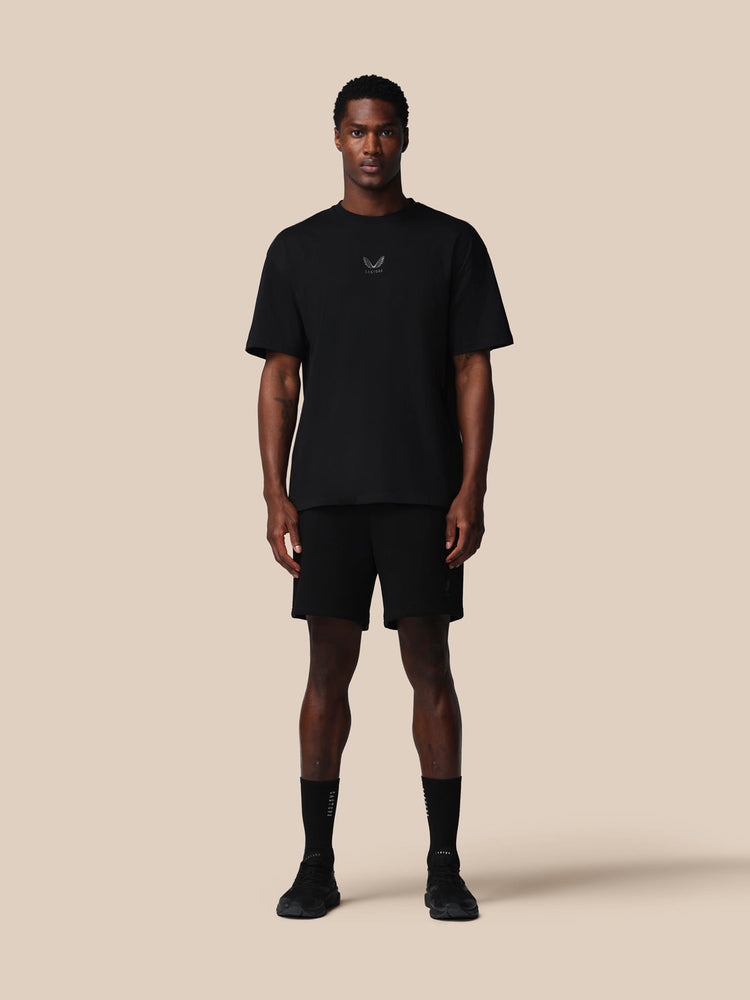 Hombre Adapt Cotton Fleece Pantalón Corto - Negro