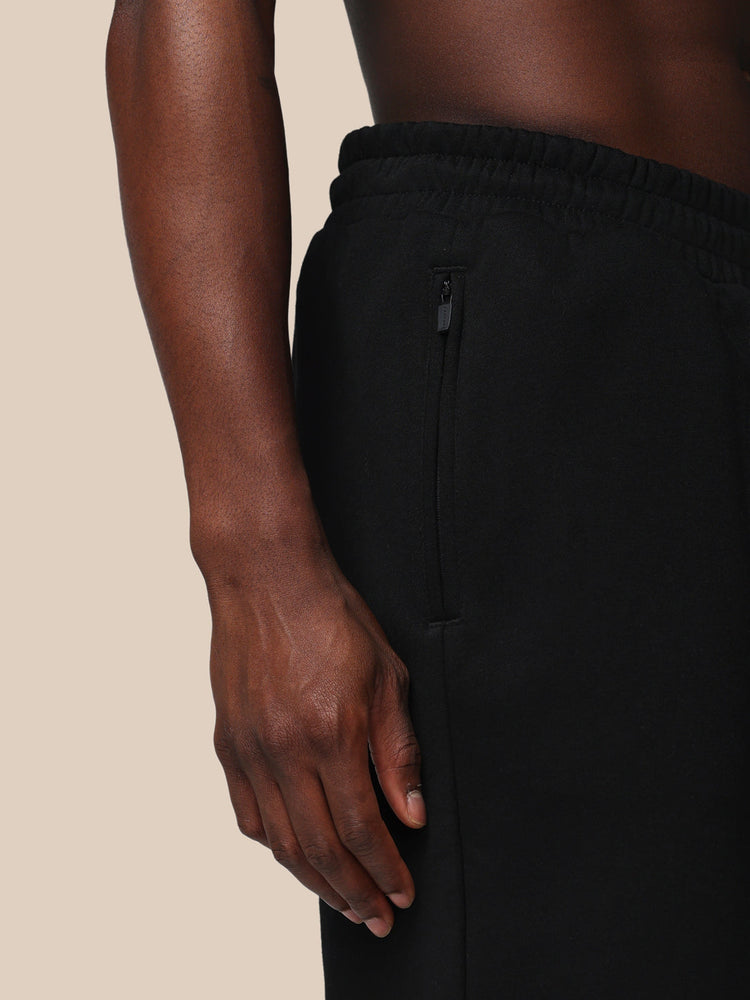 Hombre Adapt Cotton Fleece Pantalón Corto - Negro