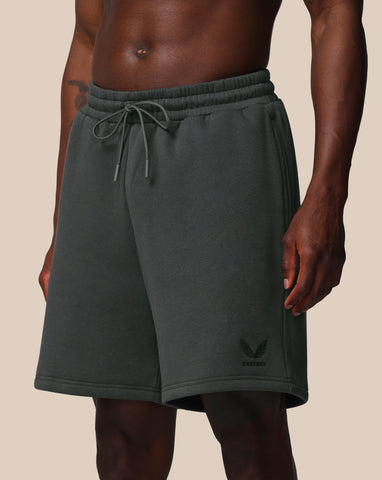 Hombre Adapt Cotton Fleece Pantalón Corto - Gunmetal