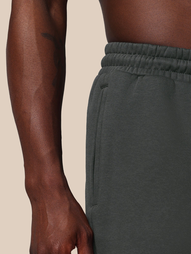 Hombre Adapt Cotton Fleece Pantalón Corto - Gunmetal