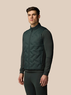 Hombre Flex Hybrid Chaleco - Verde Oscuro