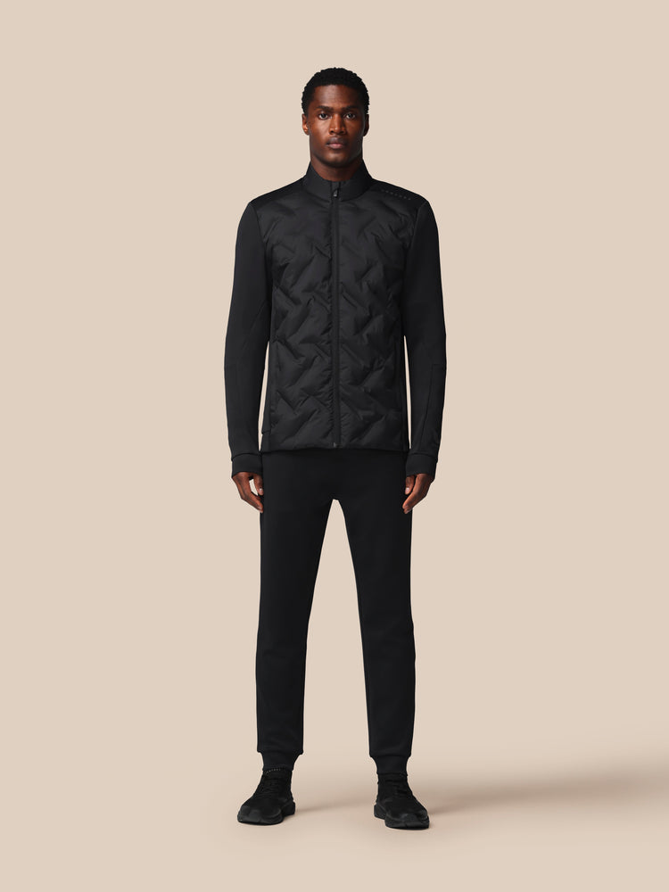 Hombre Flex Chaqueta Híbrida de Manga Larga - Negro