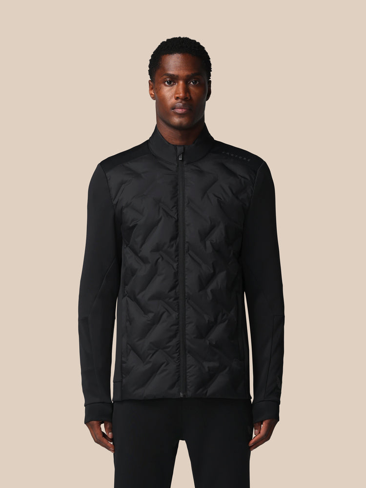 Hombre Flex Chaqueta Híbrida de Manga Larga - Negro