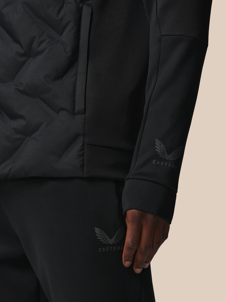 Hombre Flex Chaqueta Híbrida de Manga Larga - Negro
