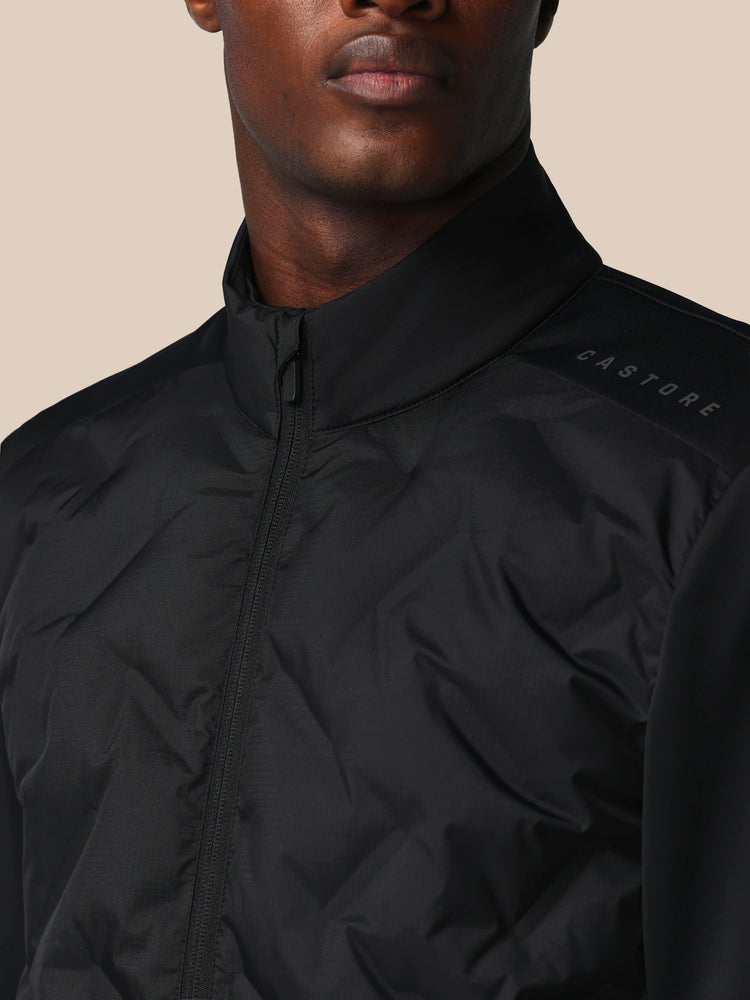 Hombre Flex Chaqueta Híbrida de Manga Larga - Negro