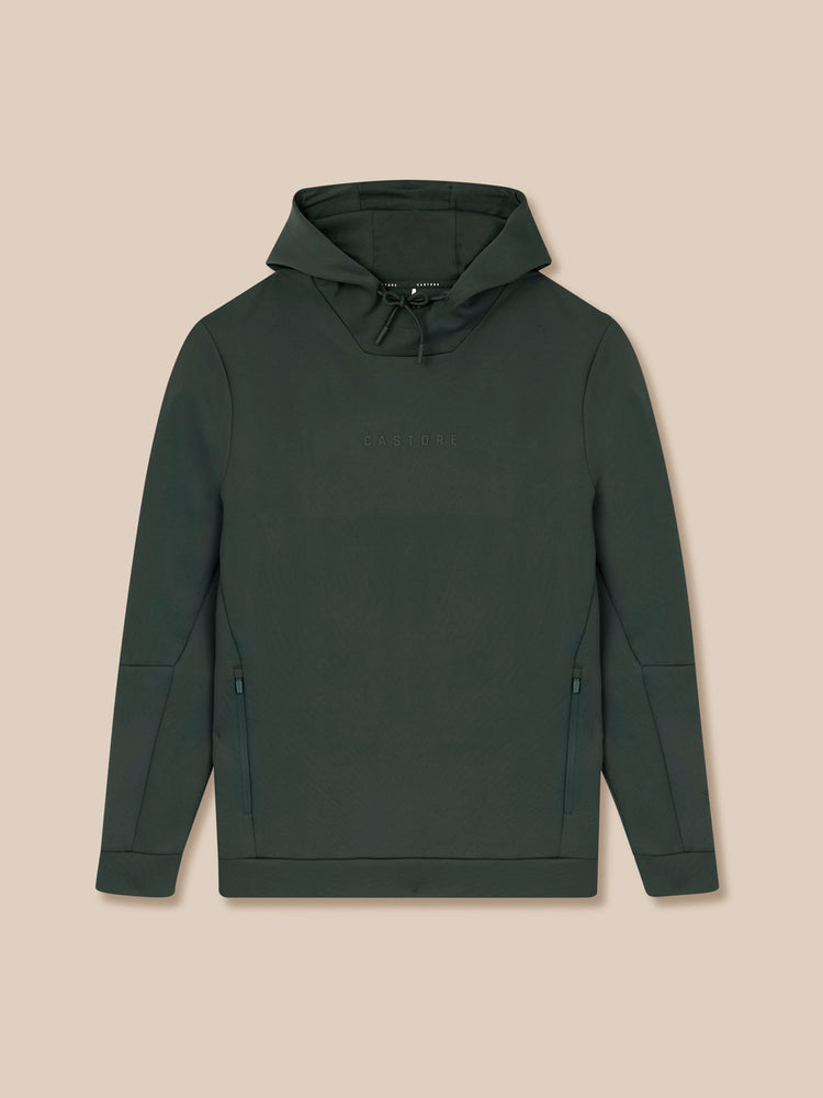 Hombre Flex Sudadera de Manga Larga con Capucha - Verde Oscuro