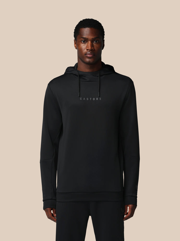 Hombre Flex Sudadera de Manga Larga con Capucha - Negro