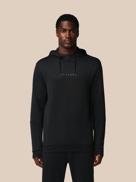 Hombre Flex Sudadera de Manga Larga con Capucha - Negro