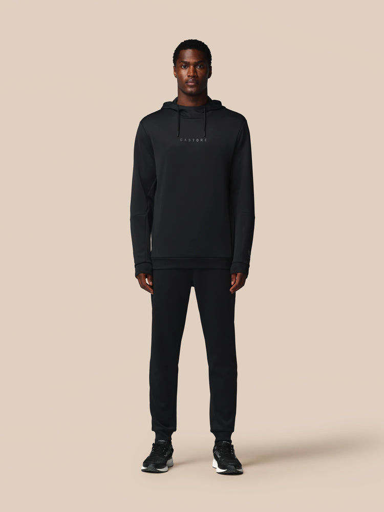 Hombre Flex Sudadera de Manga Larga con Capucha - Negro