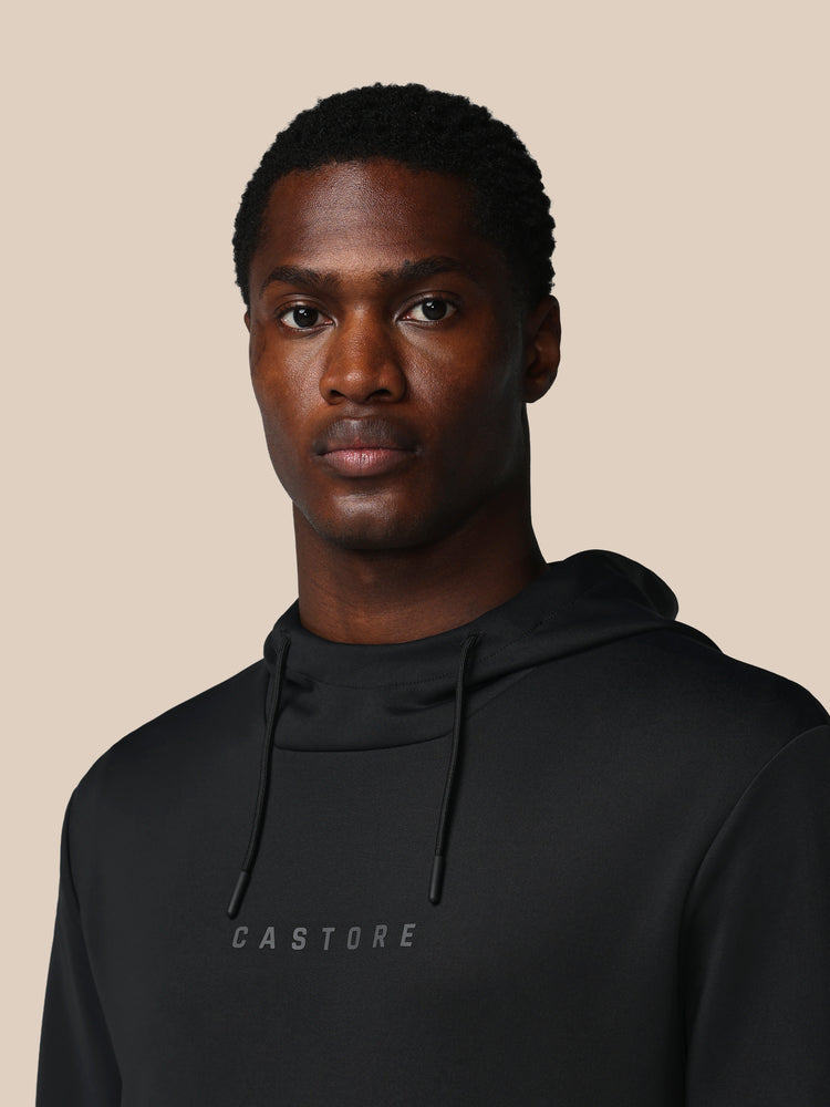 Hombre Flex Sudadera de Manga Larga con Capucha - Negro