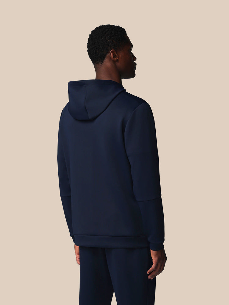 Hombre Flex Sudadera de Manga Larga con Capucha - Azul Marino