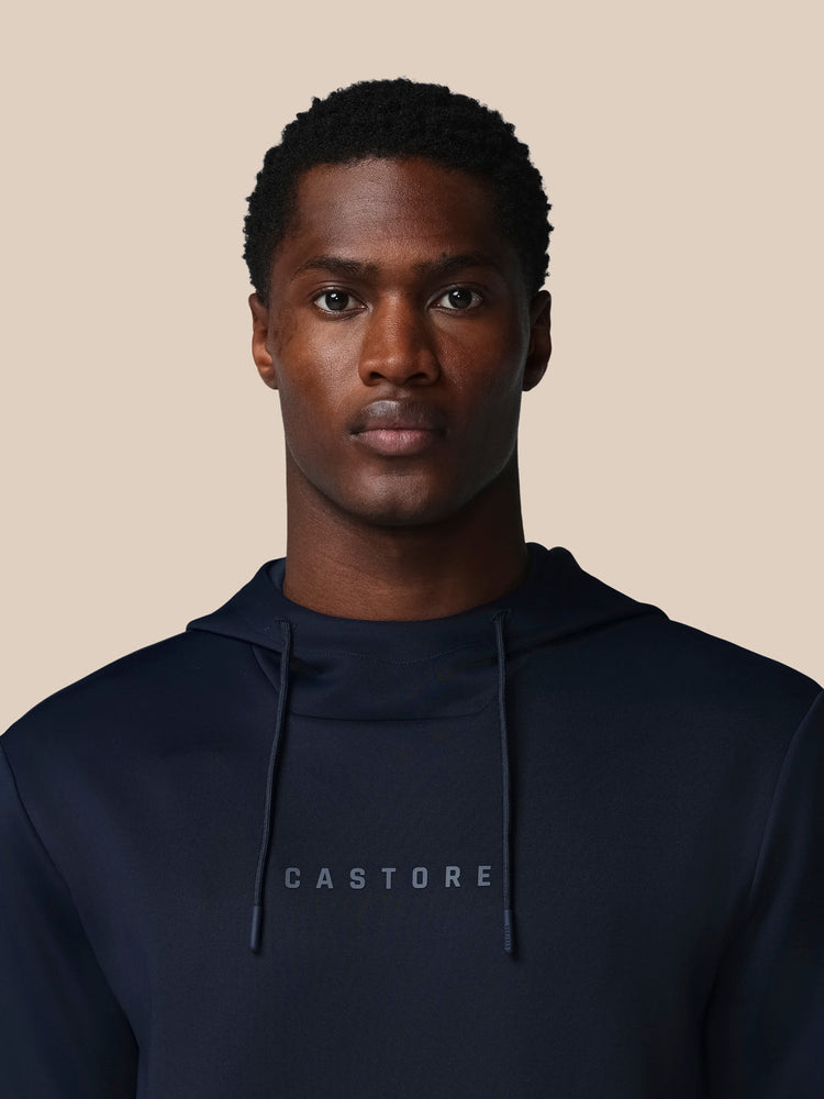 Hombre Flex Sudadera de Manga Larga con Capucha - Azul Marino