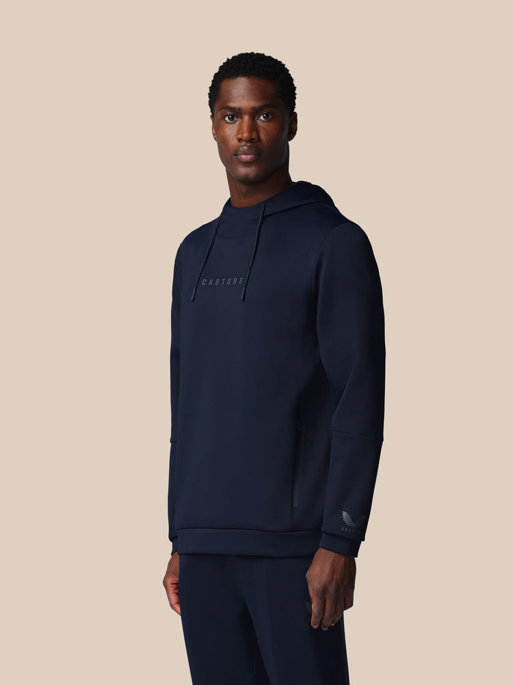 Hombre Flex Sudadera de Manga Larga con Capucha - Azul Marino