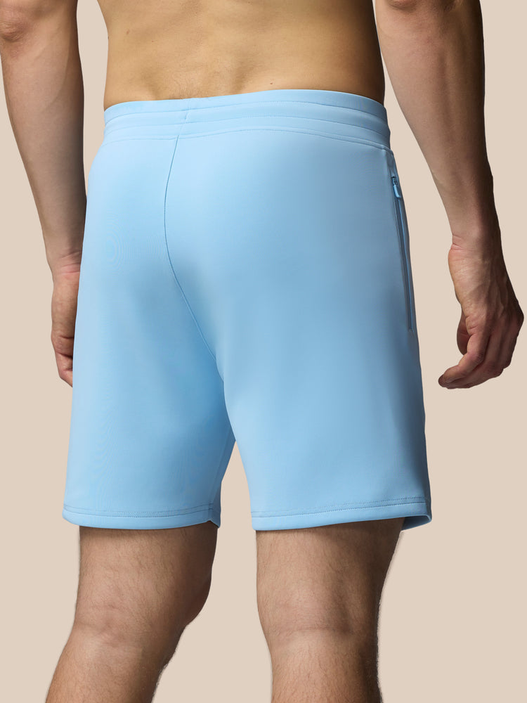 Hombre Flex Pantalón Corto - Sky Azul