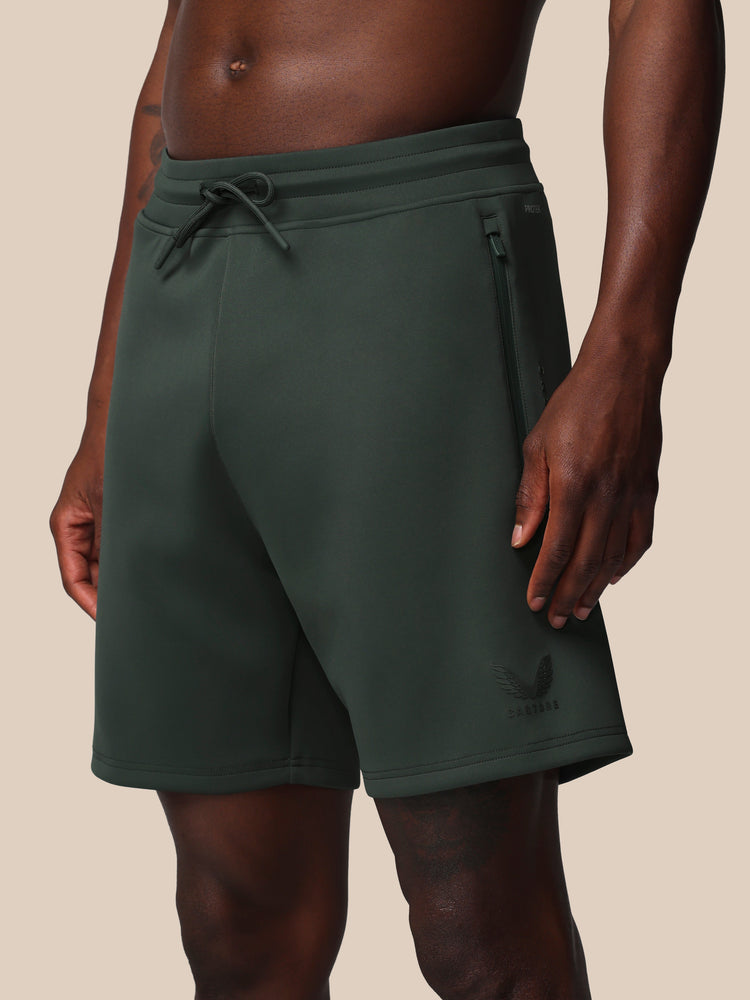 Hombre Flex Pantalón Corto - Verde Oscuro