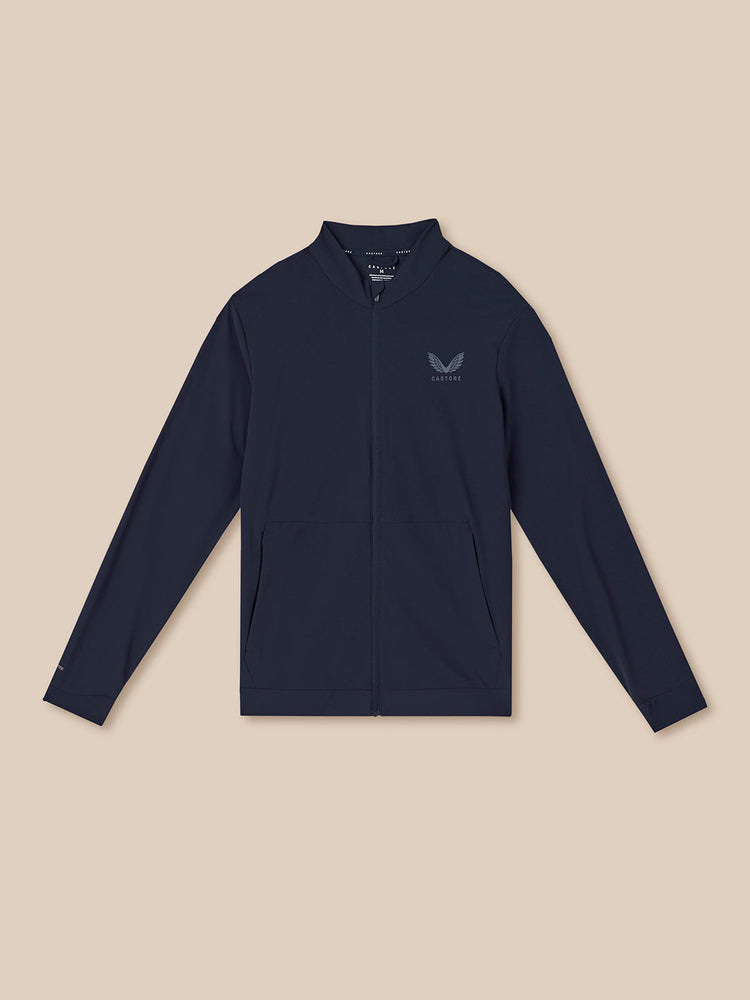 Hombre Flex Chaqueta Técnica de Entrenamiento de Manga Larga - Azul Marino