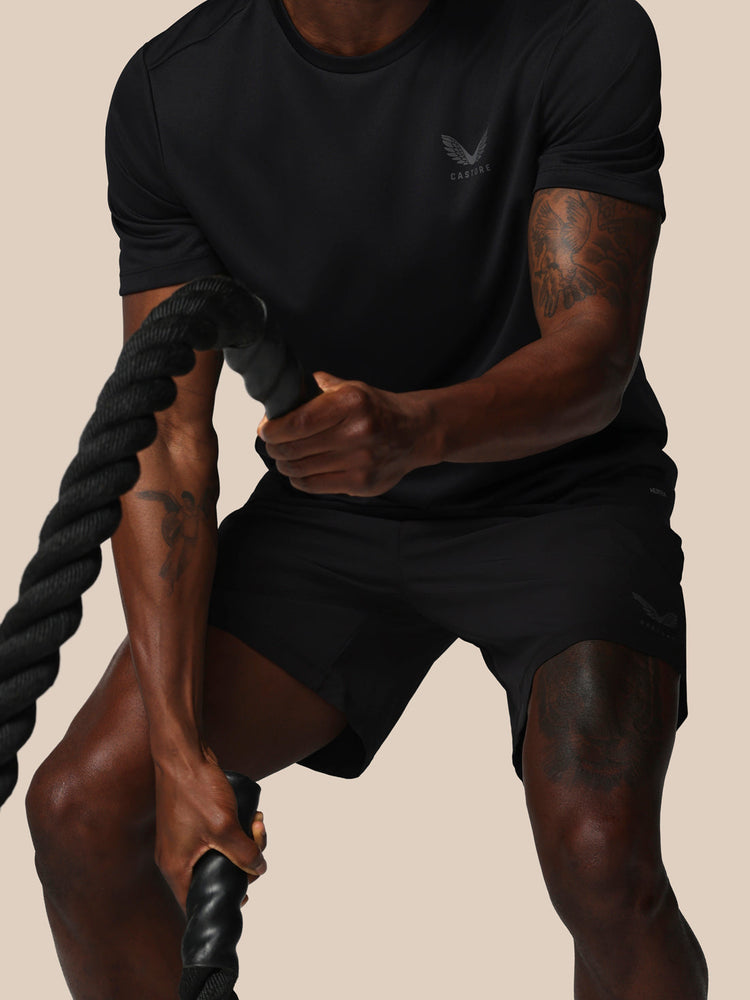 Hombre Adapt Camisa de Manga Corta - Negro