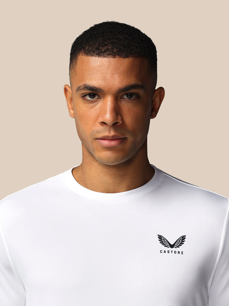Hombre Adapt Camisa de Manga Corta - Blanco