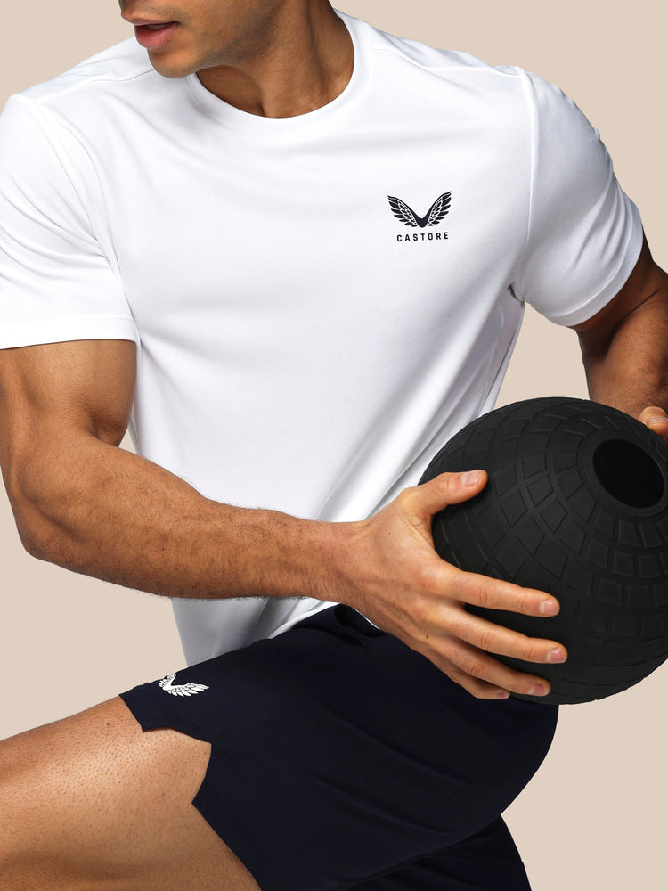 Hombre Adapt Camisa de Manga Corta - Blanco