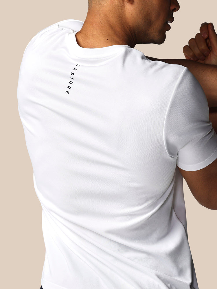 Hombre Adapt Camisa de Manga Corta - Blanco