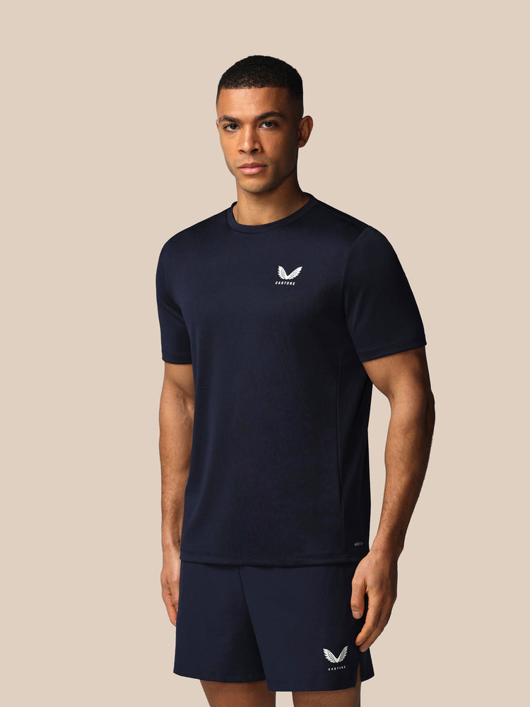 Hombre Adapt Camisa de Manga Corta - Azul Marino