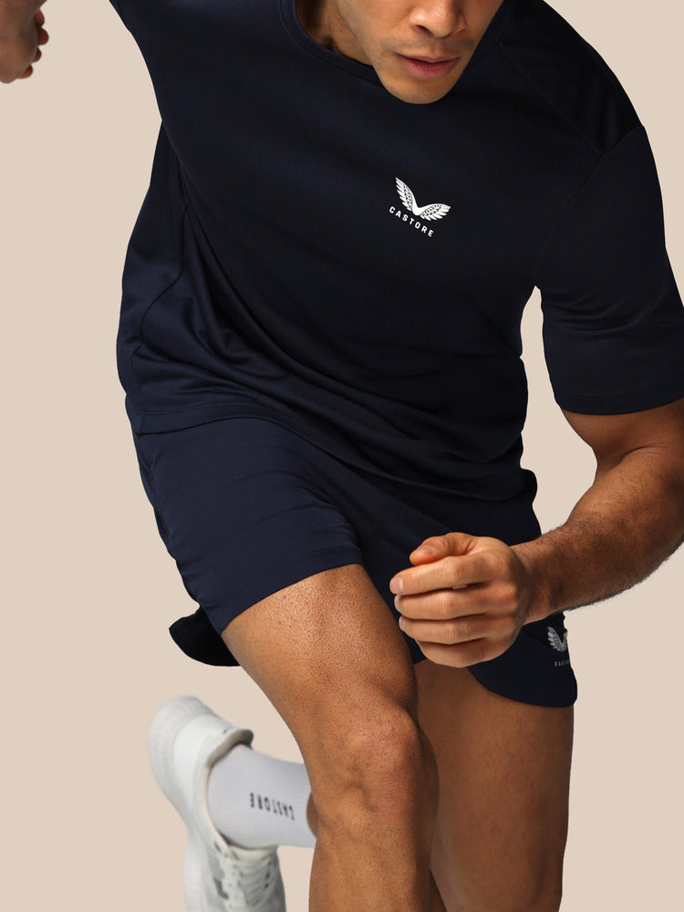 Hombre Adapt Camisa de Manga Corta - Azul Marino