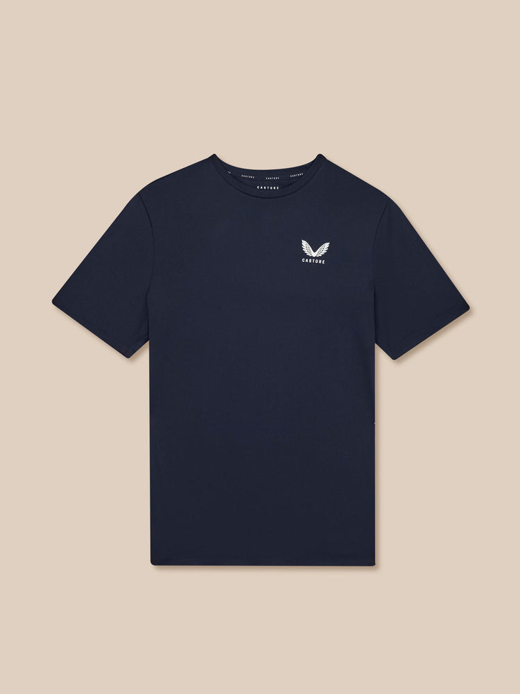 Hombre Adapt Camisa de Manga Corta - Azul Marino