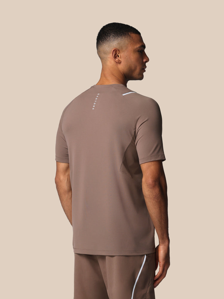 Hombre Apex Training Camiseta - Deep Taupe