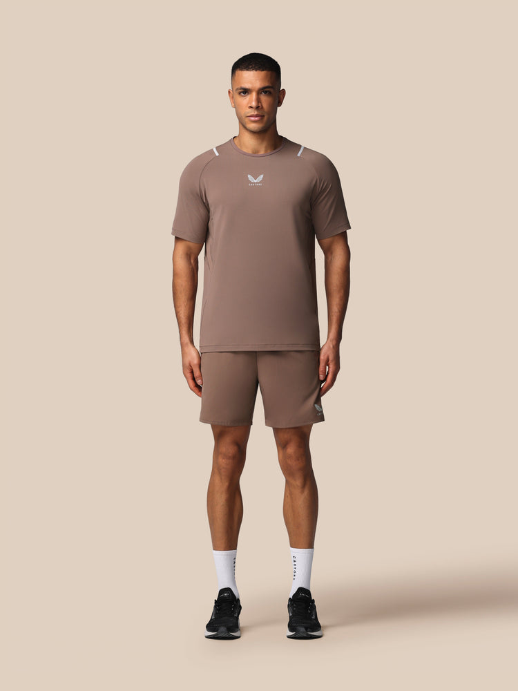 Hombre Apex Training Camiseta - Deep Taupe
