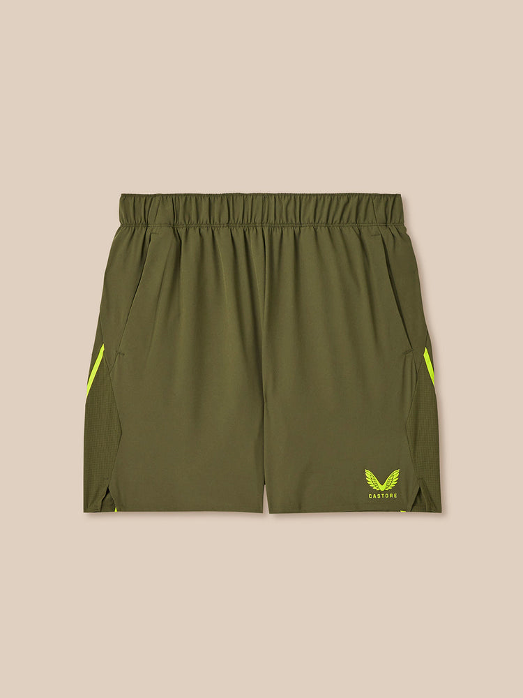 Hombre Apex 6" Pantalón Corto con Calzoncillo Interior - Ivy Green