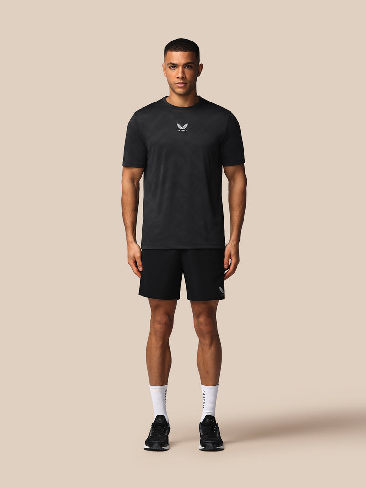 Hombre Apex 6" Pantalón Corto con Calzoncillo Interior - Negro