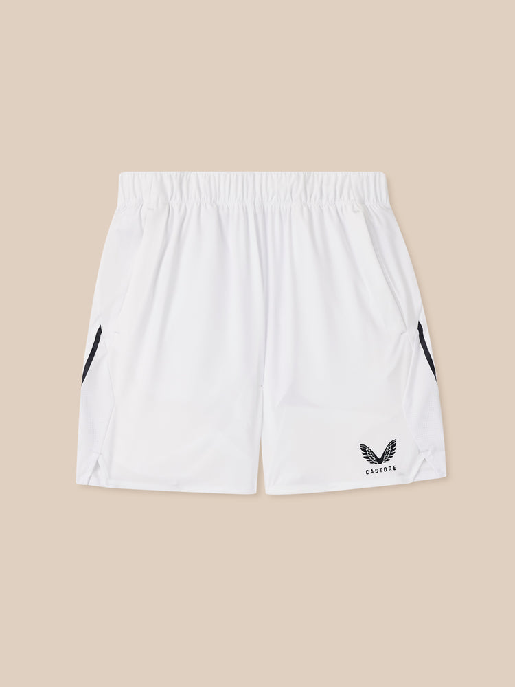 Hombre Apex 6" Pantalón Corto con Calzoncillo Interior - Blanco