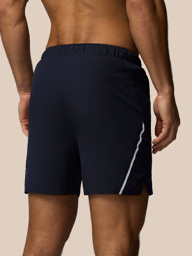 Hombre Apex 6" Pantalón Corto con Calzoncillo Interior - Azul Marino