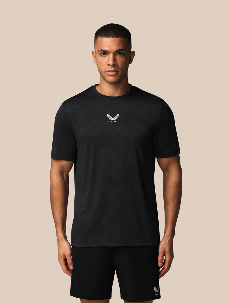 Hombre Apex Engineered Camisa de Manga Corta - Negro