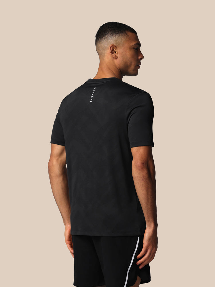 Hombre Apex Engineered Camisa de Manga Corta - Negro